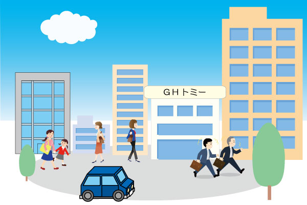 街中にあるトミー